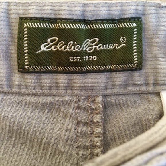 Eddie Bauer Corduroy Bootcut Fit Pants 16 Gray Grey - Picture 3 of 15